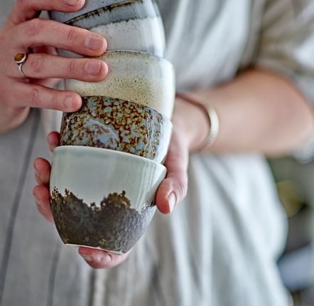 Mugs - Paula Cup, Blue, Stoneware  - BLOOMINGVILLE MULTIBRAND HOUSE