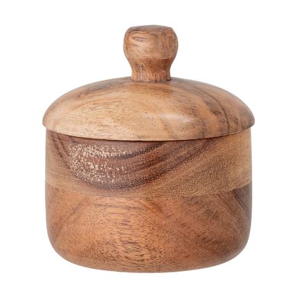 Food storage - Gael Jar w/Lid, Nature, Acacia  - BLOOMINGVILLE MULTIBRAND HOUSE