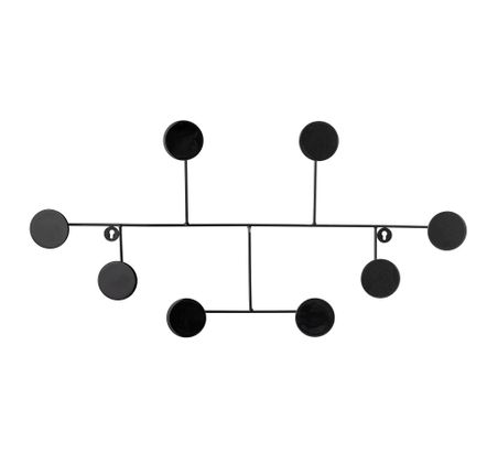 Mounting accessories - Fia Coat Rack, Black, Metal  - BLOOMINGVILLE MULTIBRAND HOUSE