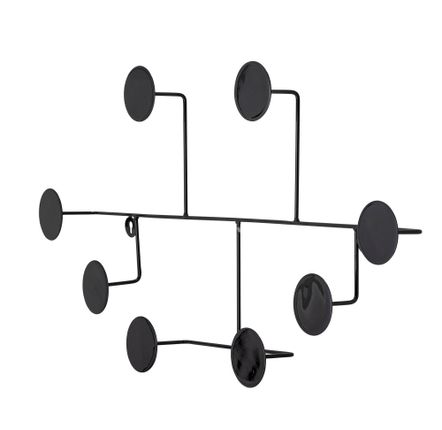 Mounting accessories - Fia Coat Rack, Black, Metal  - BLOOMINGVILLE MULTIBRAND HOUSE
