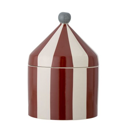 Food storage - Cimmi Jar w/Lid, Red, Stoneware  - BLOOMINGVILLE MINI