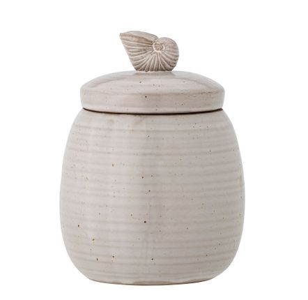 Food storage - Mahlet Jar w/Lid, Nature, Stoneware  - BLOOMINGVILLE MULTIBRAND HOUSE