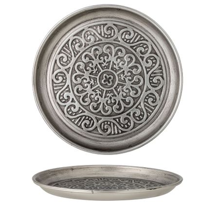 Plateaux - Maze Plateau, Argent, Métal  - BLOOMINGVILLE MULTIBRAND HOUSE