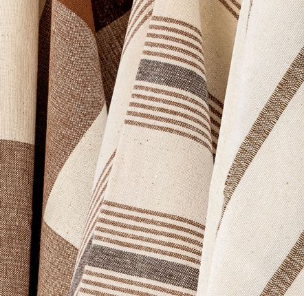 Brosserie - Papaya Serviette de cuisine, Marron, Coton Set of 3 - CREATIVE COLLECTION