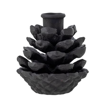 Candlesticks and candle holders - Fernie Candle Holder, Black, Metal  - BLOOMINGVILLE MULTIBRAND HOUSE