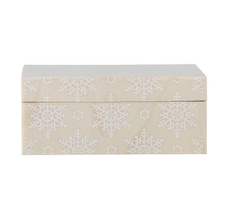 Boîtes de rangement  - Cheri Boîte avec couvercle, Nature, Résine  - BLOOMINGVILLE MULTIBRAND HOUSE