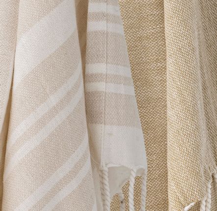 Brosserie - Viche Serviette de cuisine, Nature, Coton Set of 2 - CREATIVE COLLECTION