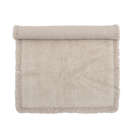 Bathroom storage - Alobo Bath Mat, Nature, Cotton  - BLOOMINGVILLE MULTIBRAND HOUSE