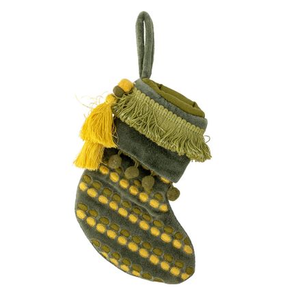 Guirlandes et boules de Noël - Jeanne Bibelot, Verte, Coton  - BLOOMINGVILLE MULTIBRAND HOUSE