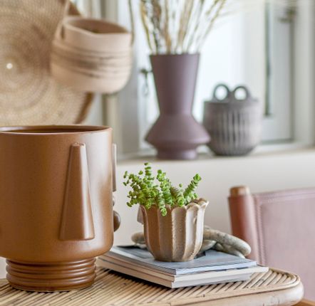 Pots de fleurs - Guxim Pot de fleurs, Marron, Grès  - BLOOMINGVILLE MULTIBRAND HOUSE