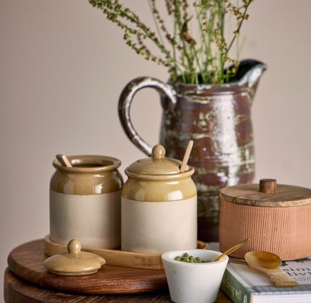 Carafes - Calla Pichet, Marron, Grès  - CREATIVE COLLECTION