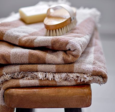 Serviettes de bain - Elaia Serviette, Marron, Coton  - BLOOMINGVILLE MULTIBRAND HOUSE