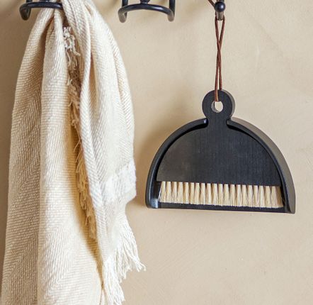 Brosserie - Cleaning Pelle et balai, Noir, Hêtre Set of 2 - BLOOMINGVILLE MULTIBRAND HOUSE