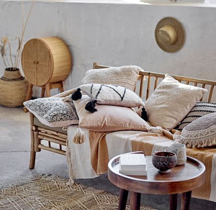 Cushions - Penny Cushion, Nature, Cotton  - BLOOMINGVILLE MULTIBRAND HOUSE