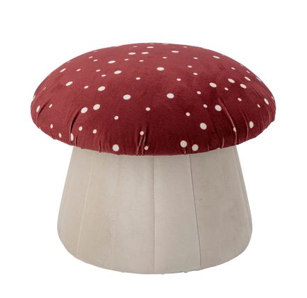 Poufs - Lue Pouf, Rouge, Polyester  - BLOOMINGVILLE MINI