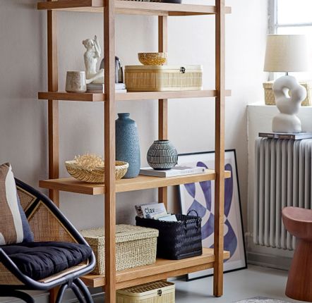 Boîtes de rangement  - Jach Boîte avec couvercle, Nature, Bambou Set of 3 - BLOOMINGVILLE MULTIBRAND HOUSE