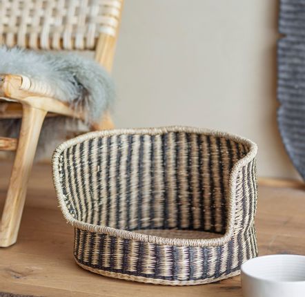 Accessoires animaux - Lenina Panier pour chien, Noir, Herbier marin  - BLOOMINGVILLE MULTIBRAND HOUSE