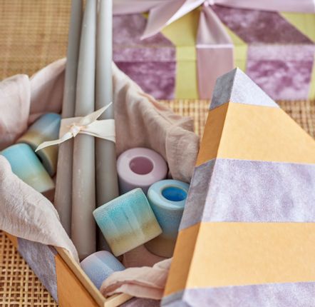 Boîtes de rangement  - Samira Boîte avec couvercle, Orange, Papier Set of 2 - BLOOMINGVILLE MULTIBRAND HOUSE