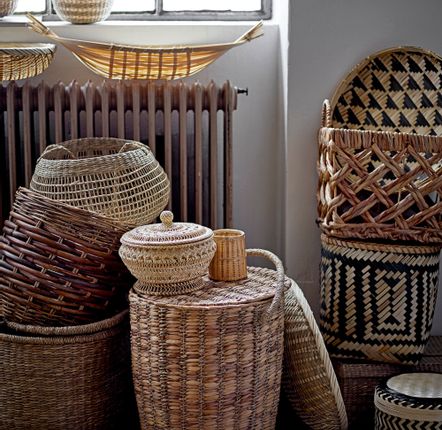Paniers - Sadia Panier, Nature, Jacinthe d'eau Set of 2 - BLOOMINGVILLE MULTIBRAND HOUSE