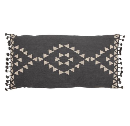 Cushions - Caprice Cushion, Grey, Cotton  - CREATIVE COLLECTION