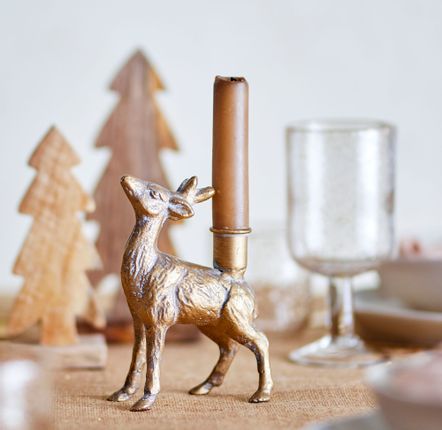 Candlesticks and candle holders - Souris Candle Holder, Gold, Metal  - BLOOMINGVILLE MULTIBRAND HOUSE