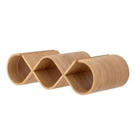 Accessoires pour le vin - Bosse Casier à vin, Nature, Chêne  - BLOOMINGVILLE MULTIBRAND HOUSE