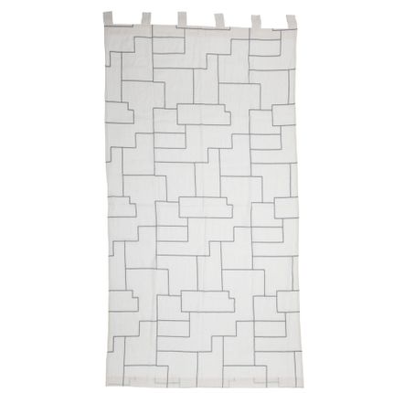 Bathroom storage - Lyria Curtain, Nature, Cotton  - BLOOMINGVILLE MULTIBRAND HOUSE