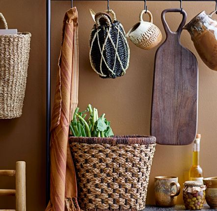 Paniers - Siv Panier, Marron, Herbier marin  - CREATIVE COLLECTION