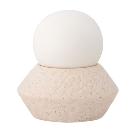 Lampes sans fil  - Capella Portable Lampe, Batterie, Blanc, Grès  - BLOOMINGVILLE MULTIBRAND HOUSE