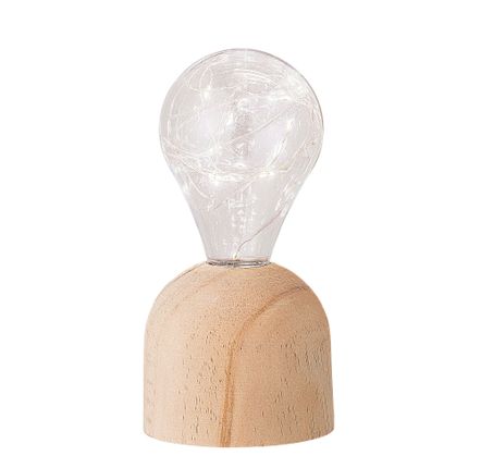 Lampes sans fil  - Sandy Portable Lampe, Batterie, Nature, Paulownia  - BLOOMINGVILLE MULTIBRAND HOUSE