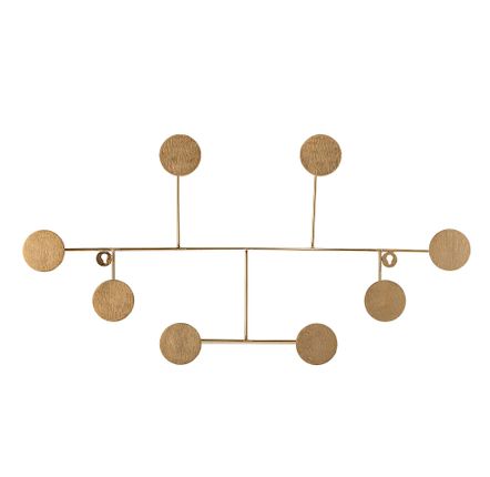 Mounting accessories - Fia Coat Rack, Brass, Metal  - BLOOMINGVILLE MULTIBRAND HOUSE