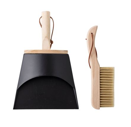 Brosserie - Cleaning Pelle et balai, Nature, Hêtre Set of 2 - BLOOMINGVILLE MULTIBRAND HOUSE