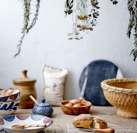 Bols - Camellia Bol, Blue, Porcelaine  - CREATIVE COLLECTION