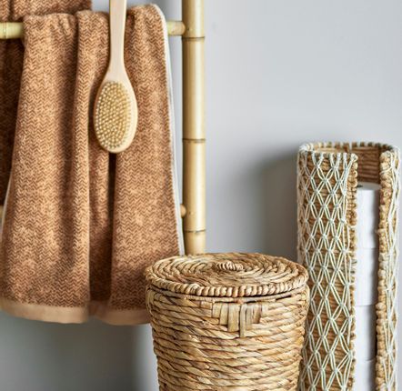 Bathroom storage - Jussi Toilet Roll Holder, Nature, Banana Leaf  - BLOOMINGVILLE MULTIBRAND HOUSE