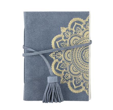 Office design and planning - Gamze Notebook, Blue, Suede  - BLOOMINGVILLE MULTIBRAND HOUSE