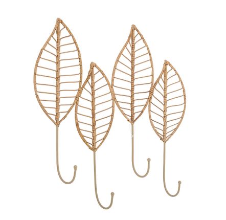 Mounting accessories - Neta Coat Rack, Nature, Rattan  - BLOOMINGVILLE MULTIBRAND HOUSE