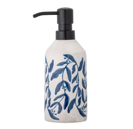 Washbasins - Aurora Soap Dispenser, Blue, Stoneware  - BLOOMINGVILLE MULTIBRAND HOUSE