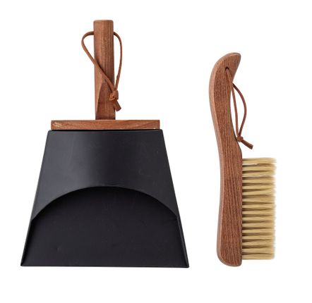 Brosserie - Cleaning Pelle et balai, Marron, Hêtre Set - BLOOMINGVILLE MULTIBRAND HOUSE