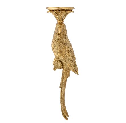Candlesticks and candle holders - Seyara Wall Candle Holder, Gold, Polyresin  - CREATIVE COLLECTION