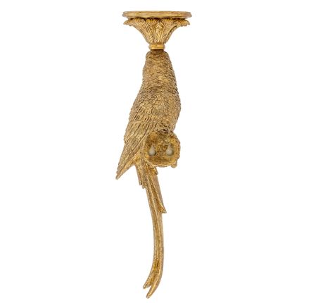 Candlesticks and candle holders - Seyara Wall Candle Holder, Gold, Polyresin  - CREATIVE COLLECTION