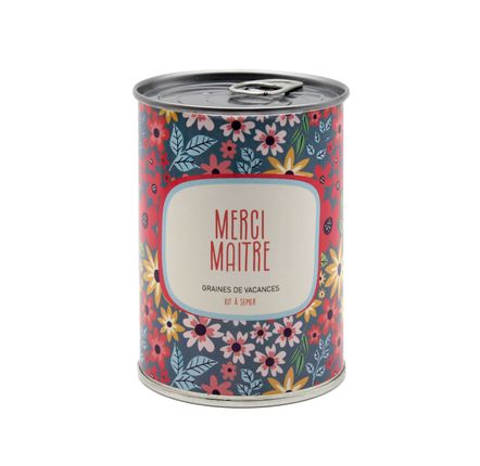 Cadeaux - Kit à semer "Merci Maître" Fabriqué en France - MAUVAISES GRAINES