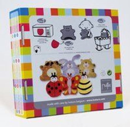 Soft toy - Cherry Belly Baby Ladybug Plush - Linen Cushion - INATURA