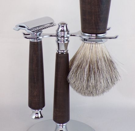 Hair care - Shaving brush set - CONFECTION BOIS