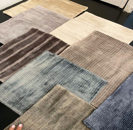 Bespoke carpets - Free Rug Samples For Designers, Studios and Color Poms Boxes Pack - INDIAN RUG GALLERY