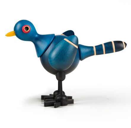 Toys - Taiwan Wooden Figure - Mikado Pheasant & hare & sika deer - TAIWAN CRAFTS & DESIGN