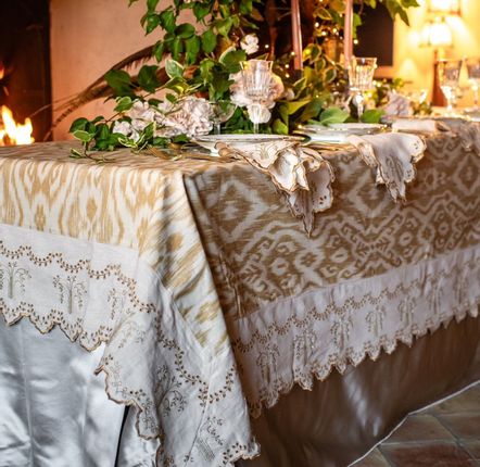 Everyday plates - Eden Cotton Tablecloth - BORGO DELLE TOVAGLIE