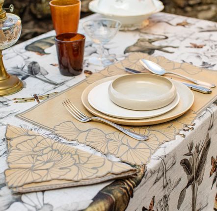 Kitchen linens - Ginkgo Placemat - BORGO DELLE TOVAGLIE