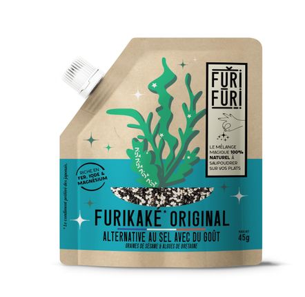 Condiments - Furikake Original - Condiment sésame & algues - alternative sel 45G - FURI & CO