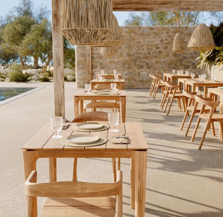 Tables de jardin - Table de salle à manger extérieure Bok - ETHNICRAFT