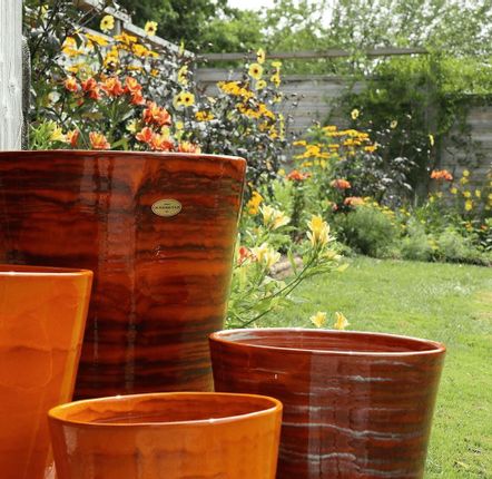 Pots de fleurs - Vase droit Sydney - LES POTERIES D'ALBI